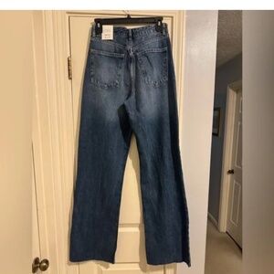 ZARA High Rise Full Length Wide Leg Jeans.sz6🔽